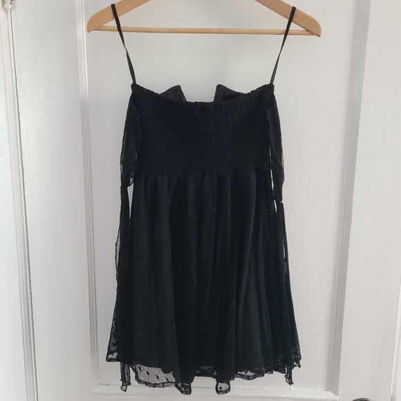 For Love and Lemons Black Kiss Me Strapless Dress - Picture 3 of 9
